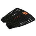 Deck para Prancha de Surf Silverbay Signature Mike Rodrigues Preto Laranja