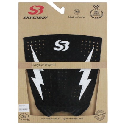 Deck para Prancha de Surf Silverbay WT Voltage Black White