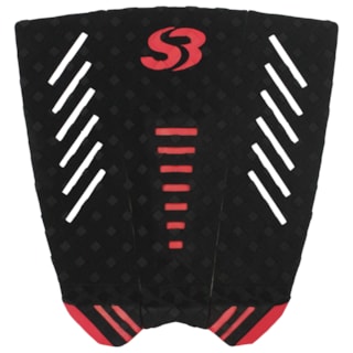 Deck para Prancha de Surf Silverbay WT X Preto Vermelho