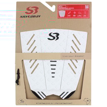 Deck para Prancha de Surf Silverbay WT X White Black