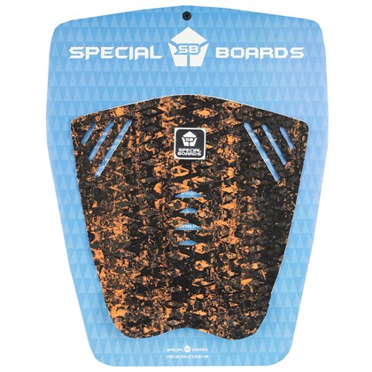 Deck para Prancha de Surf Special Boards Tiger Black Marble Orange