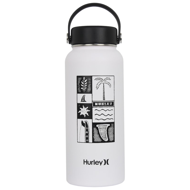 Garrafa Térmica Balance Hurley Drawing 1L Branca