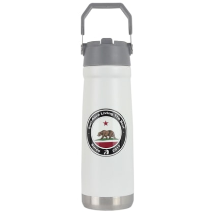Garrafa Térmica Surf Alive Califórnia Republic 700 ml Branca