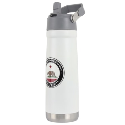 Garrafa Térmica Surf Alive Califórnia Republic 700 ml Branca