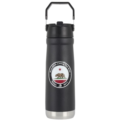 Garrafa Térmica Surf Alive Califórnia Republic 700 ml Preta
