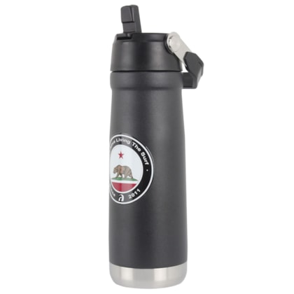 Garrafa Térmica Surf Alive Califórnia Republic 700 ml Preta