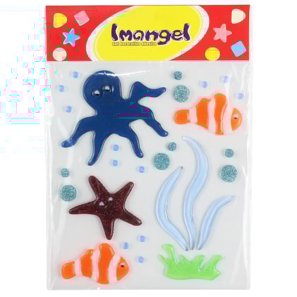 Gel Decorativo Auto Adesivo Imangel Peixe Palhaço