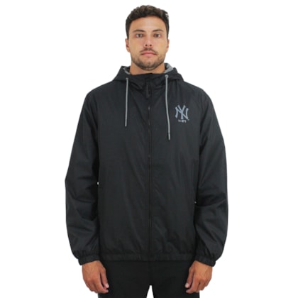 Jaqueta Corta Vento New Era MLB New York Yankees Black