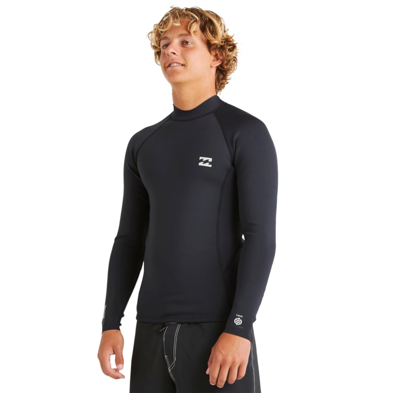 Jaqueta de Neoprene Billabong 101 Absolute Natural Black Importada