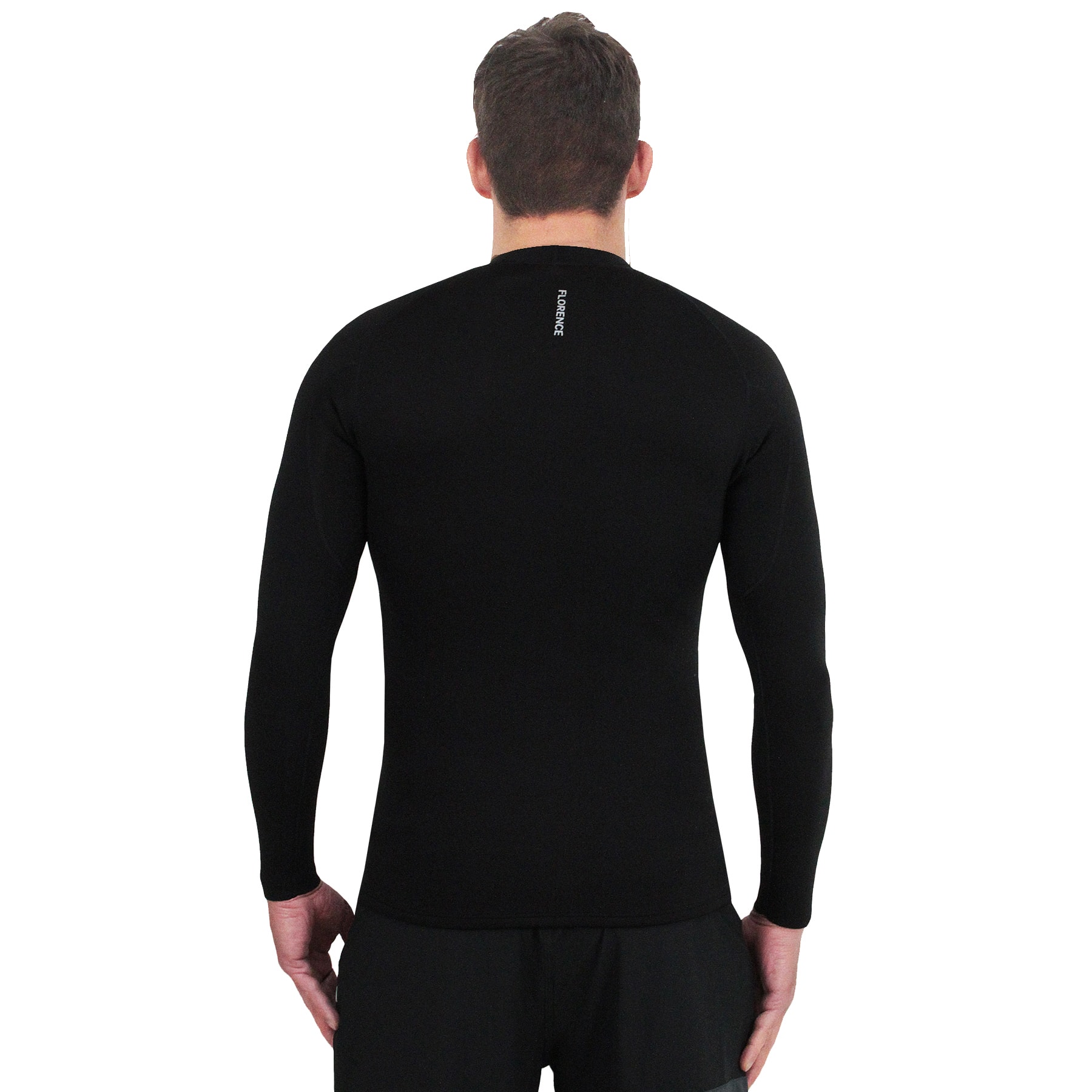 MARINE SERRE ブラック Tennis Court トップス Jaqueta de Neoprene Florence Marine X 1.5mm Black