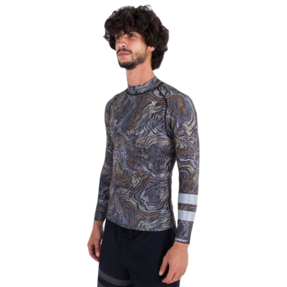 Jaqueta de Neoprene Hurley Advantage 1mm Printed Black