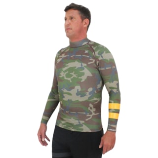 Jaqueta de Neoprene Hurley Advantage 1mm Printed Camuflado Importada