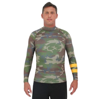 Jaqueta de Neoprene Hurley Advantage 1mm Printed Camuflado Importada