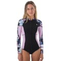 Jaqueta de Neoprene Hurley Feminina Advantage 1mm Multi