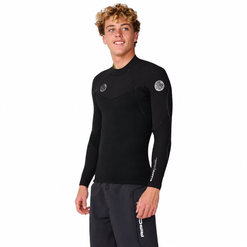 Jaqueta de Neoprene Rip Curl Elasto 1.5mm Black Importada