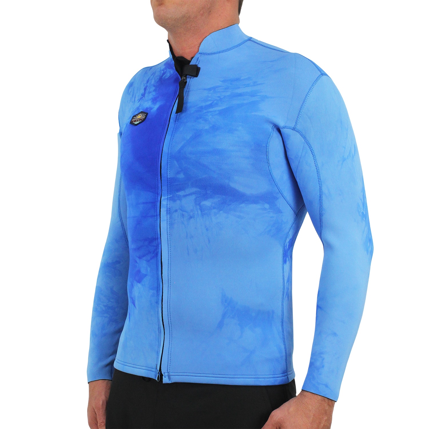 Jaqueta de Neoprene Vissla Solid Sets 2mm Front Zip Tie Dye