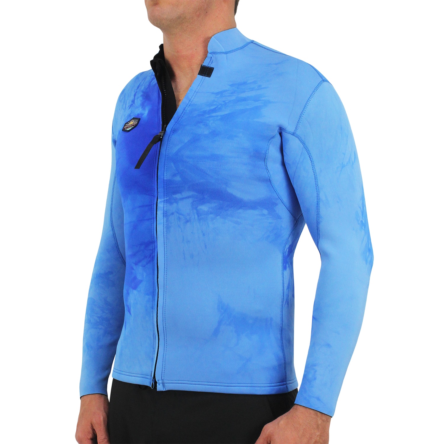 Jaqueta de Neoprene Vissla Solid Sets 2mm Front Zip Tie Dye
