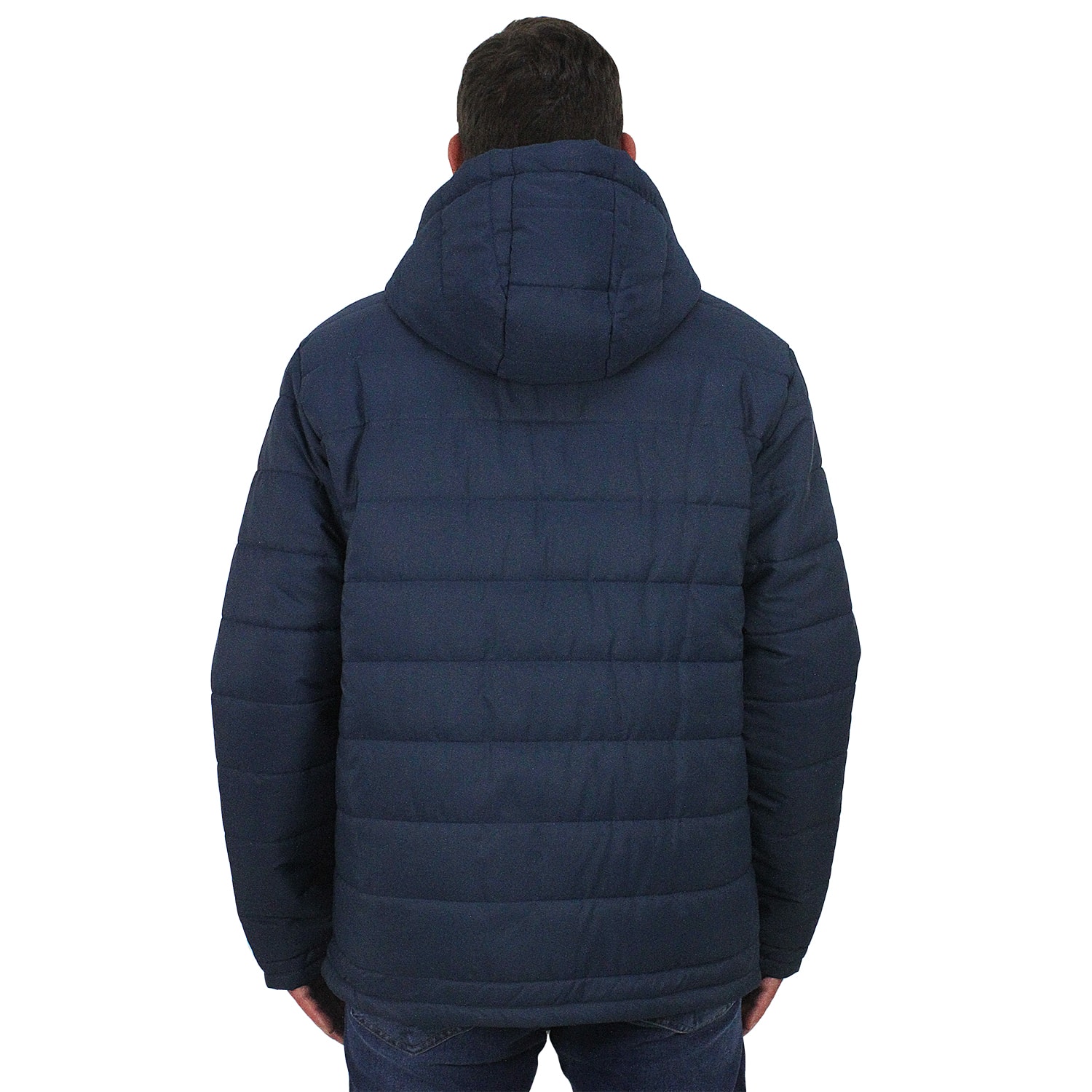 Jaqueta Dupla Face Billabong Puffer Flannel Blue