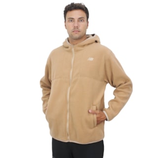 Jaqueta Fleece New Balance Sesame Beige