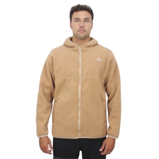 Jaqueta Fleece New Balance Sesame Beige
