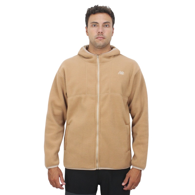 Jaqueta Fleece New Balance Sesame Beige