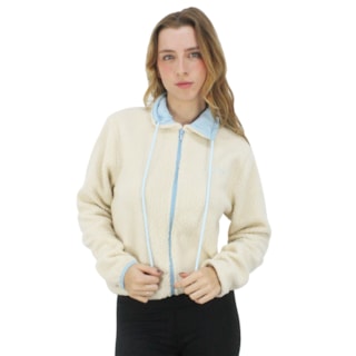 Jaqueta Hang Loose Sherpa Bege