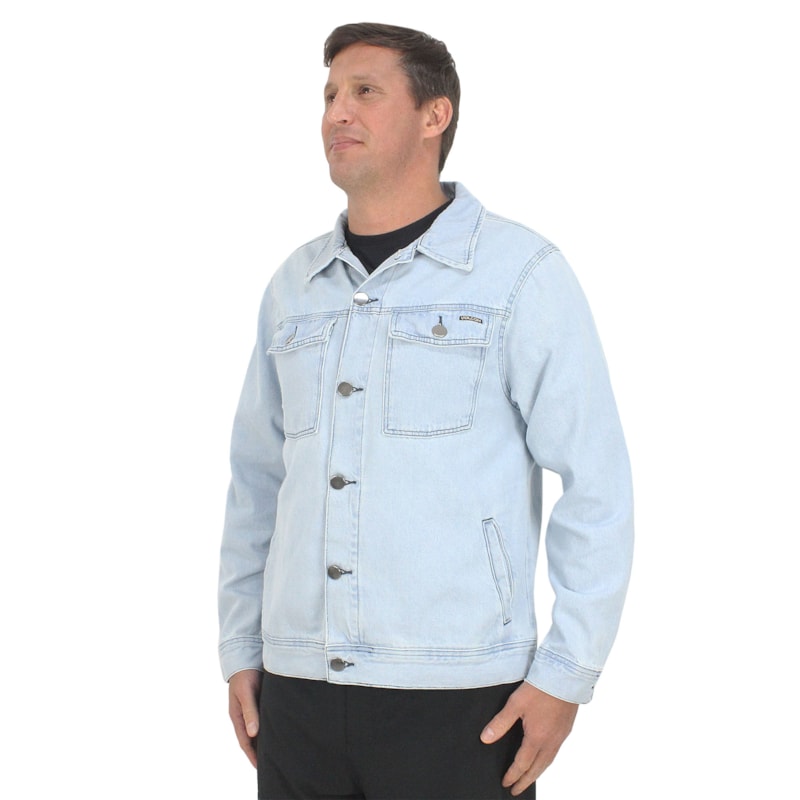 Jaqueta Jeans Volcom Light Blue Stone Surf Alive - Main Image