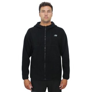 Jaqueta New Balance Fleece Preta