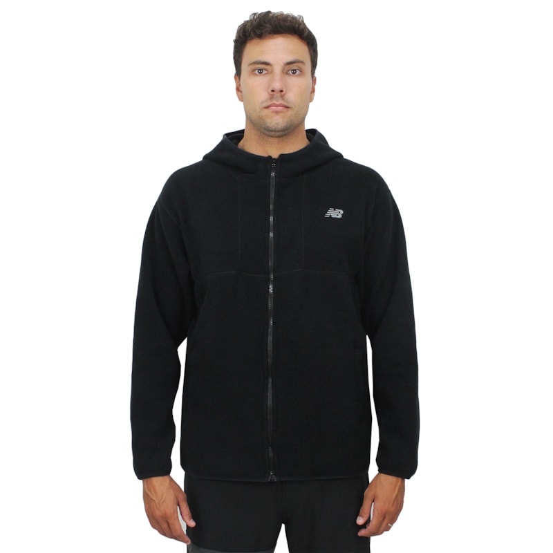 Jaqueta New Balance Fleece Preta