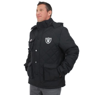 Jaqueta New Era Modern Classic NFL Las Vegas Raiders Black