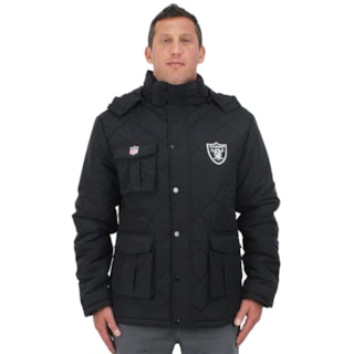 Jaqueta New Era Modern Classic NFL Las Vegas Raiders Black