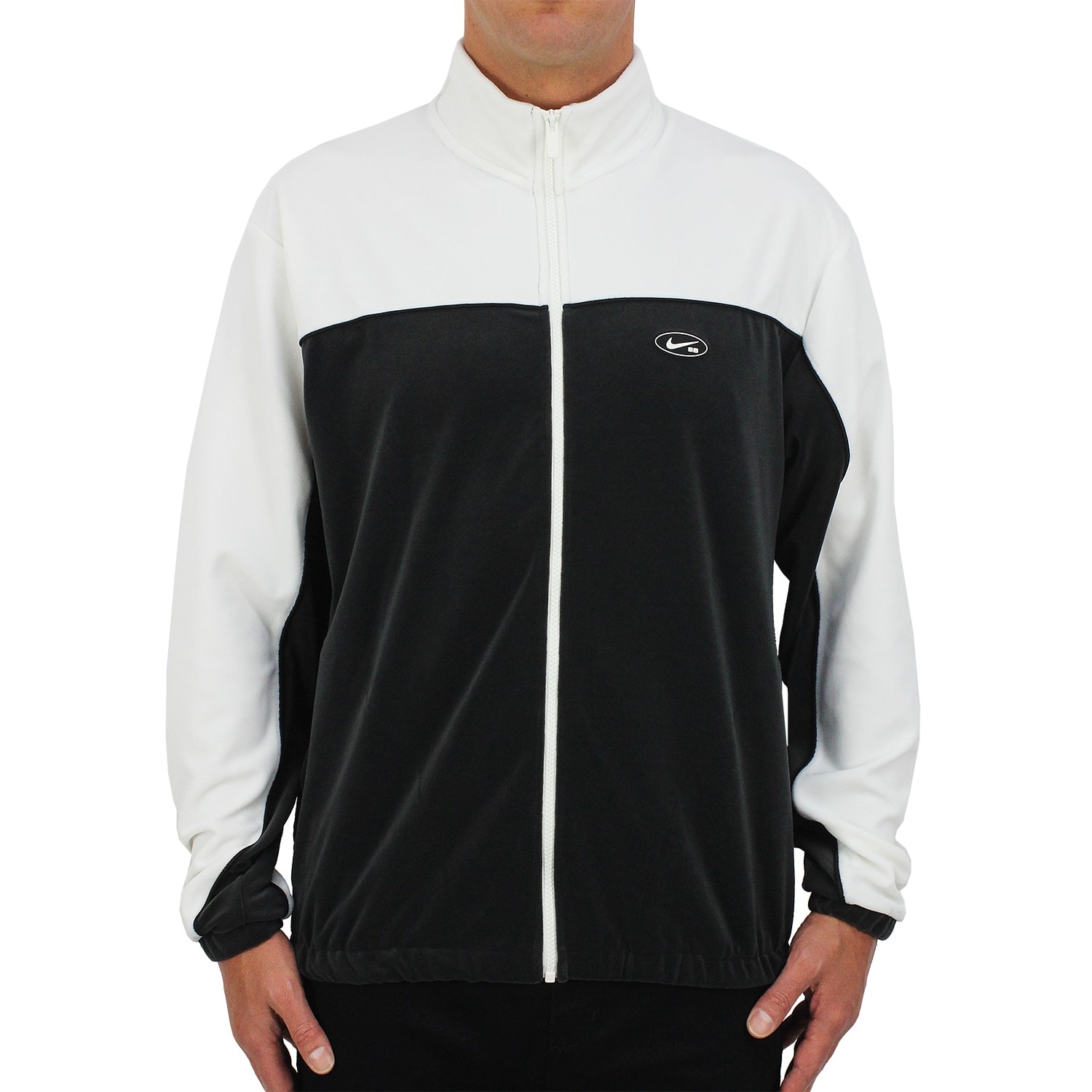 トップス MEDIUM SPORTSWEAR WARMUP VELOUR BK Jaqueta Nike SB Velour Black