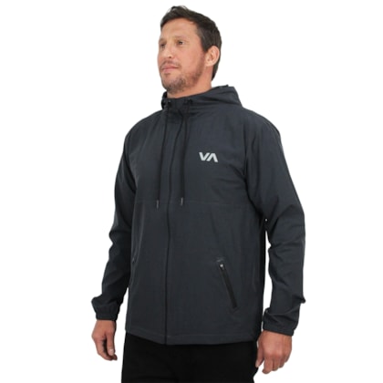 Jaqueta Windbreak RVCA Hexstop IV Black Jaqueta Windbreak RVCA Hexstop IV Black