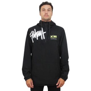 Jaqueta Windbreaker Anorak Hurley x Shibuya Signature Black