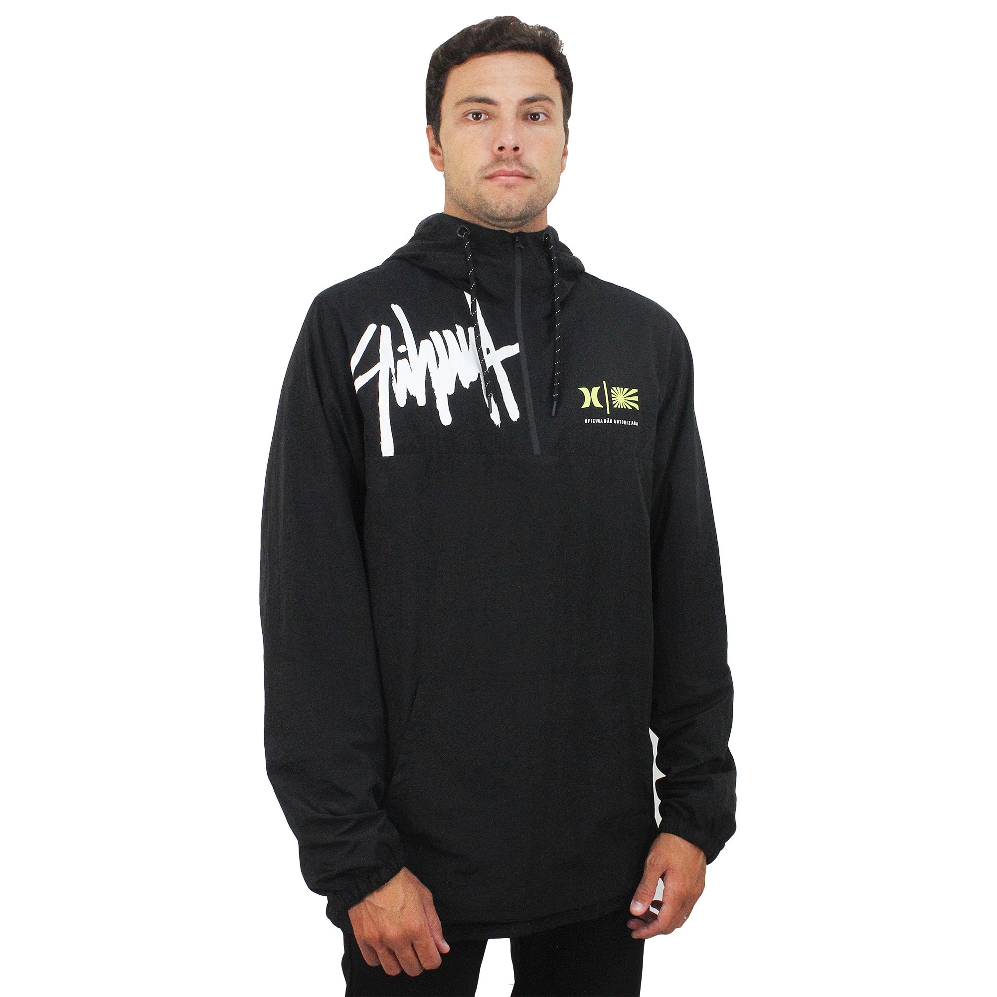 Jaqueta Windbreaker Anorak Hurley x Shibuya Signature Black
