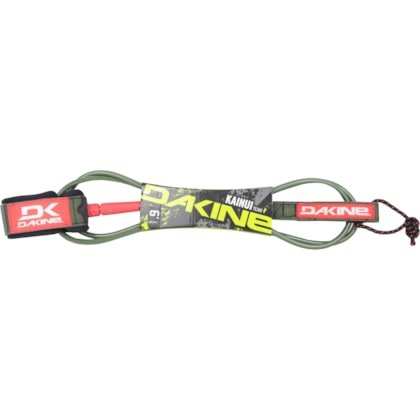 Leash Dakine Kainui Team 6x1/4 Verde Militar Leash Dakine Kainui Team 6x1/4 Verde Militar