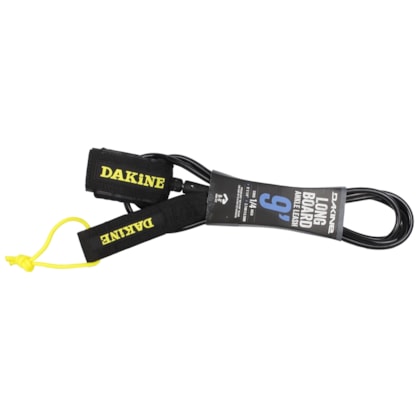 Leash Dakine Kainui Team 9x1/4 Longboard Preto Leash Dakine Kainui Team 9x1/4 Longboard Preto