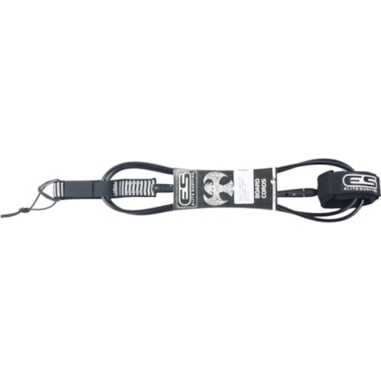 Leash Elite Surfing 6"x6mm Comp Injetado Preto Leash Elite Surfing 6"x6mm Comp Injetado Preto