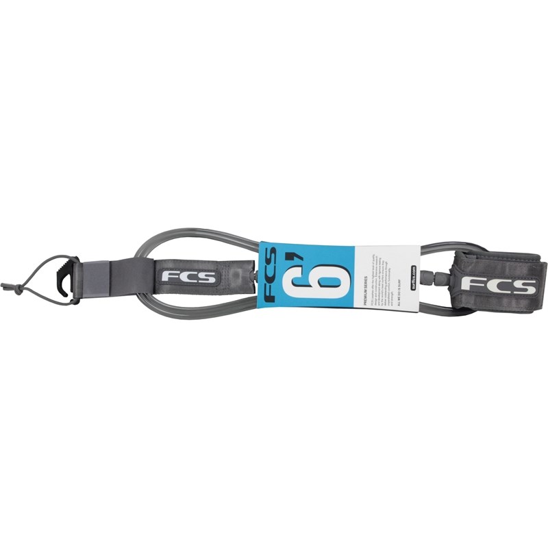 LEASH FCS 6 X 5.5 MM COMPETITION CINZA