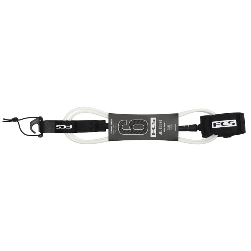 Leash FCS 6 x 7mm Regular All Round White Black