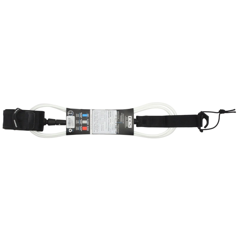 Leash FCS 6 x 7mm Regular All Round White Black