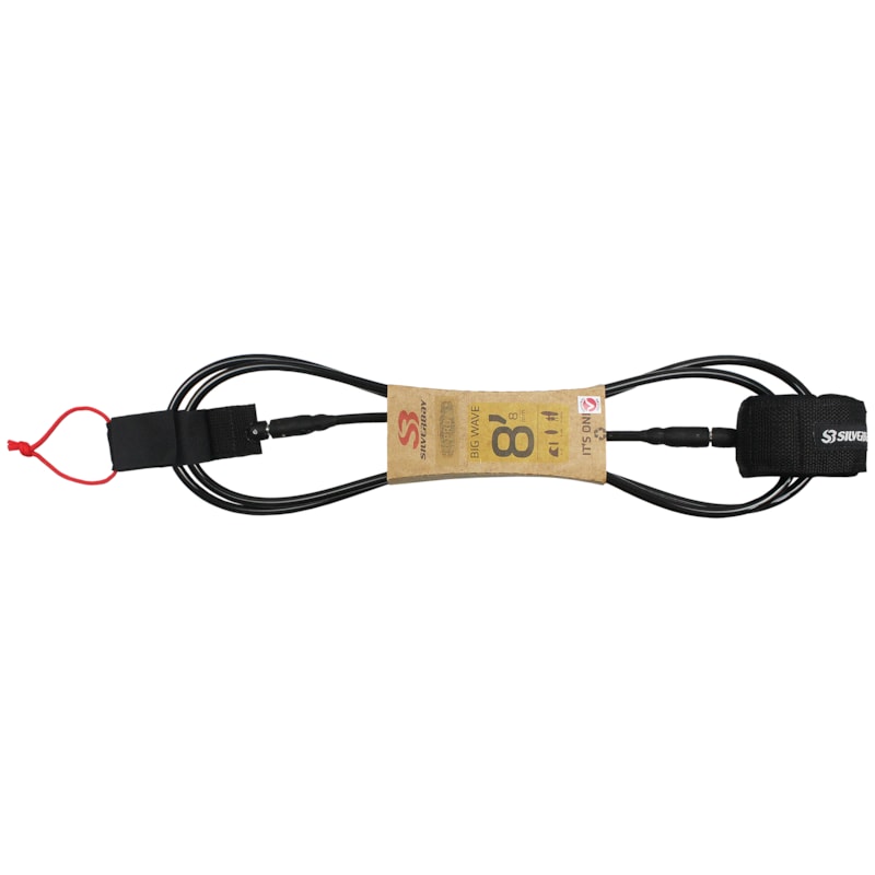 Leash Silverbay Pro Big Wave 8 X 8mm Preto