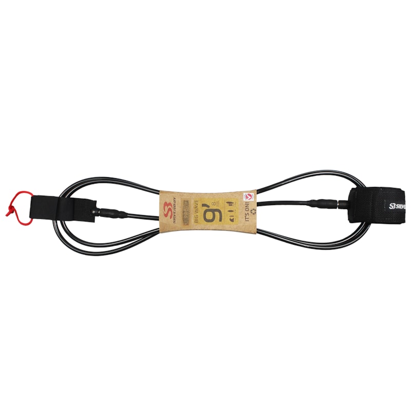 Leash Silverbay Pro Big Wave 9 X 8mm Preto