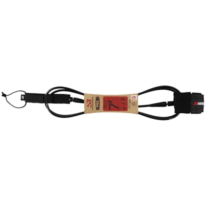 Leash Silverbay Pro Regular Plus 7 X 7mm Preto