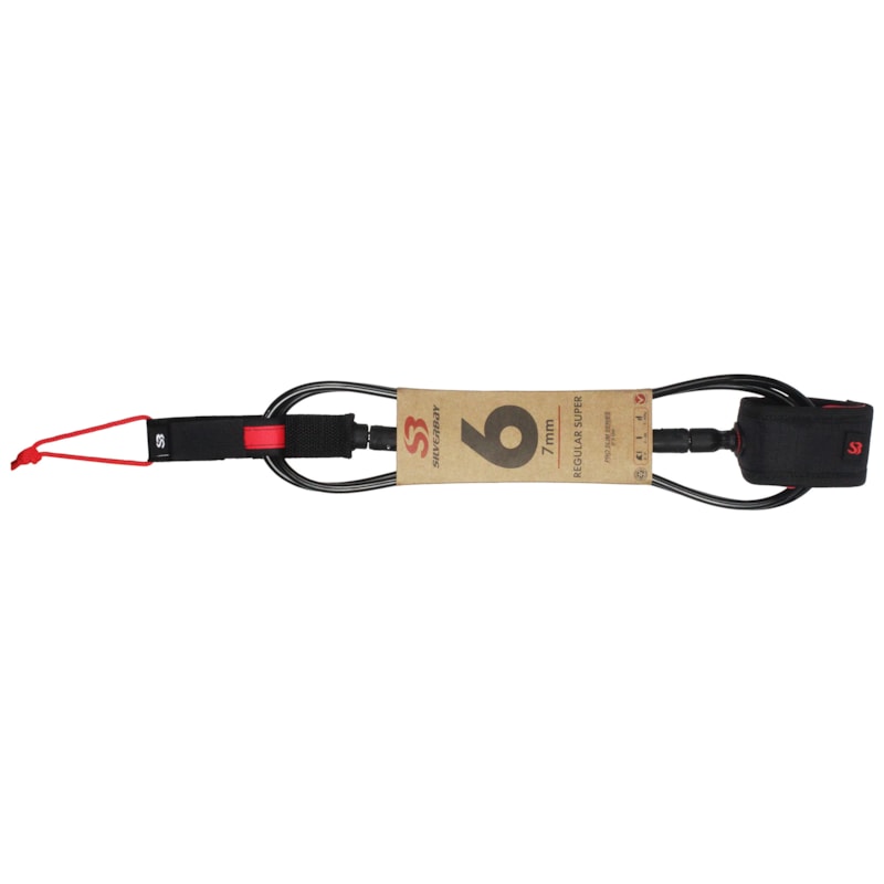 Leash Silverbay Regular Pro Slim 6x7mm Preto
