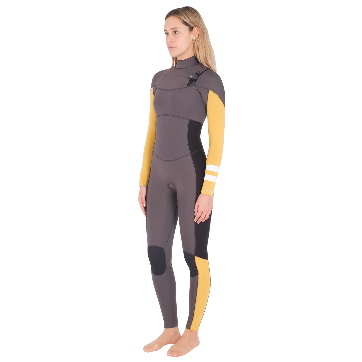 Long John Hurley Advantage 3/2mm Manga Longa Chest Zip Feminino