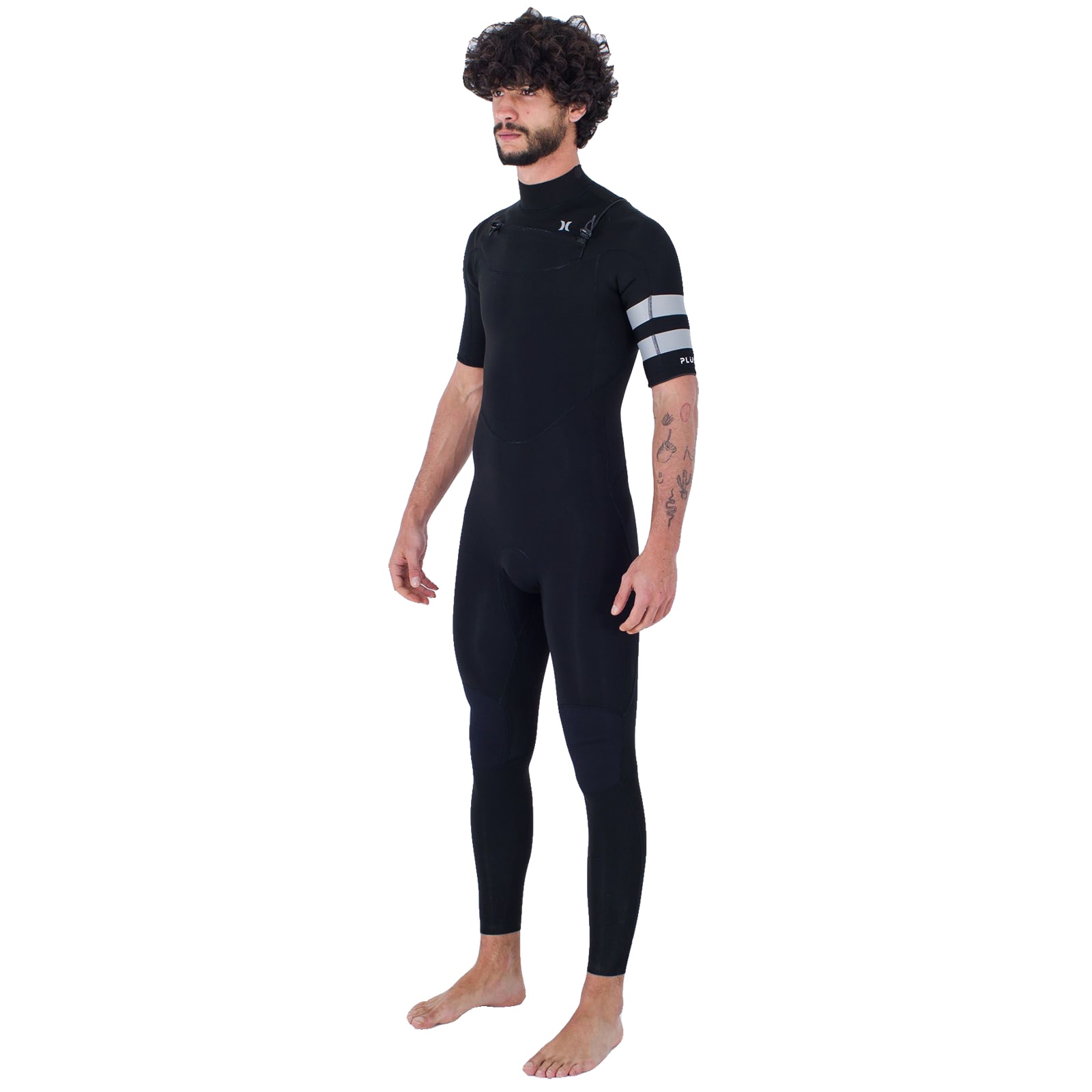 Long John Hurley Advantage 2/2mm Manga Longa Chest Zip Black