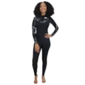 Long John Mormaii Diva Pro Uv Suit 1mm Chest Zip Preto e Branco