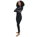 Long John Mormaii Diva Pro Uv Suit 1mm Chest Zip Preto e Branco