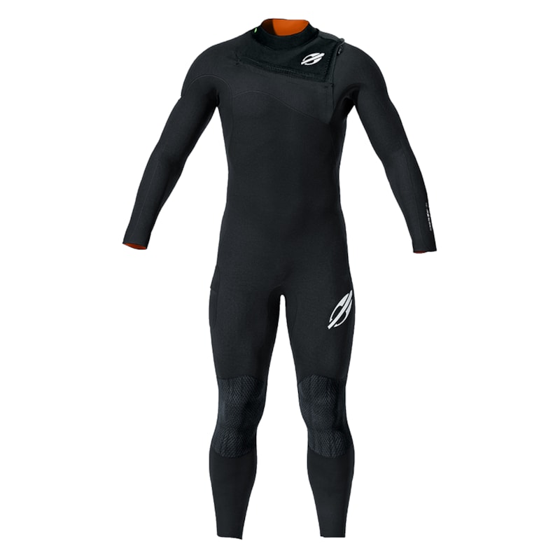 Long John Mormaii Flexxxa Pro 1mm Chest Zip Preto